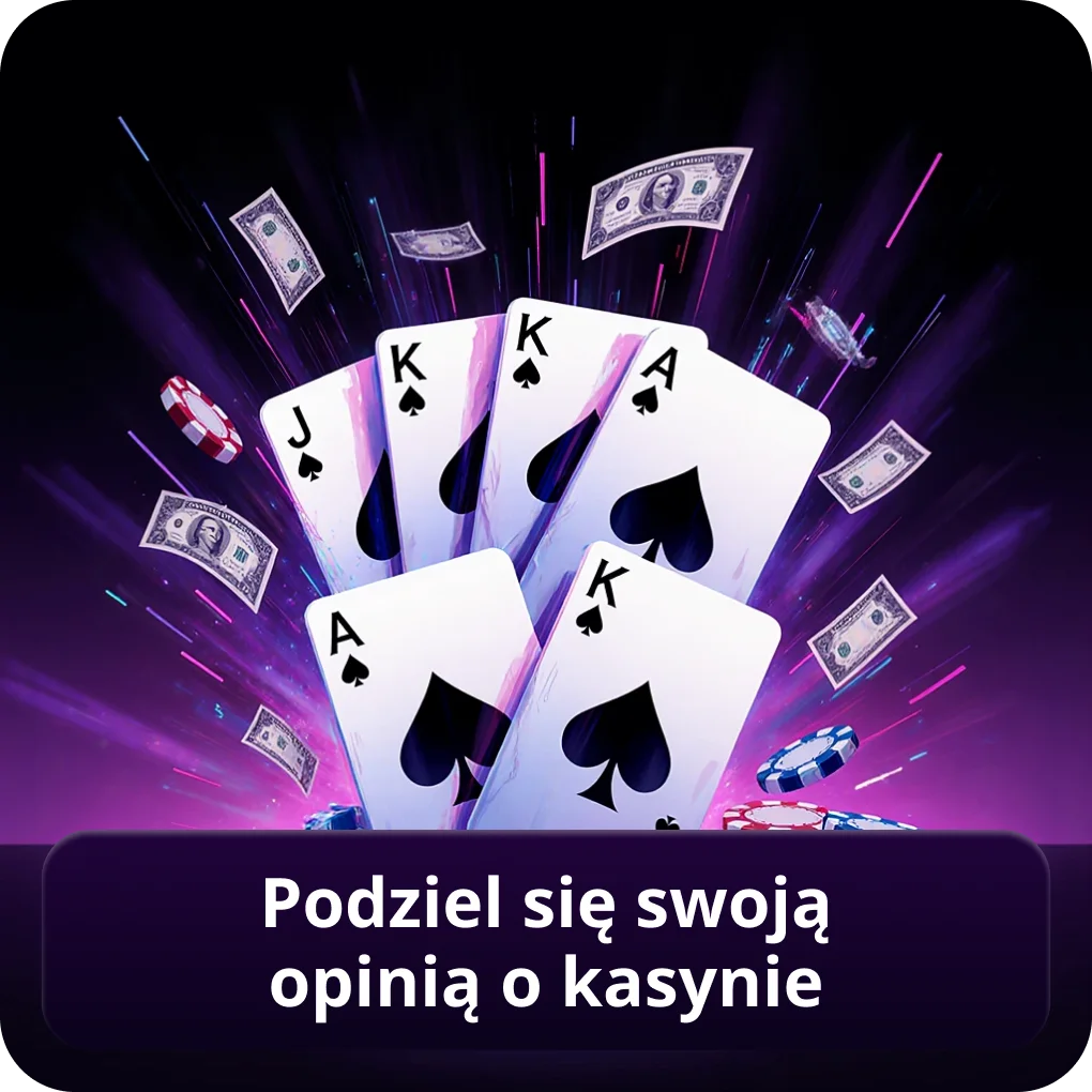 Podziel się swoją opinią o kasynie z innymi graczami Podziel się swoją opinią o kasynie