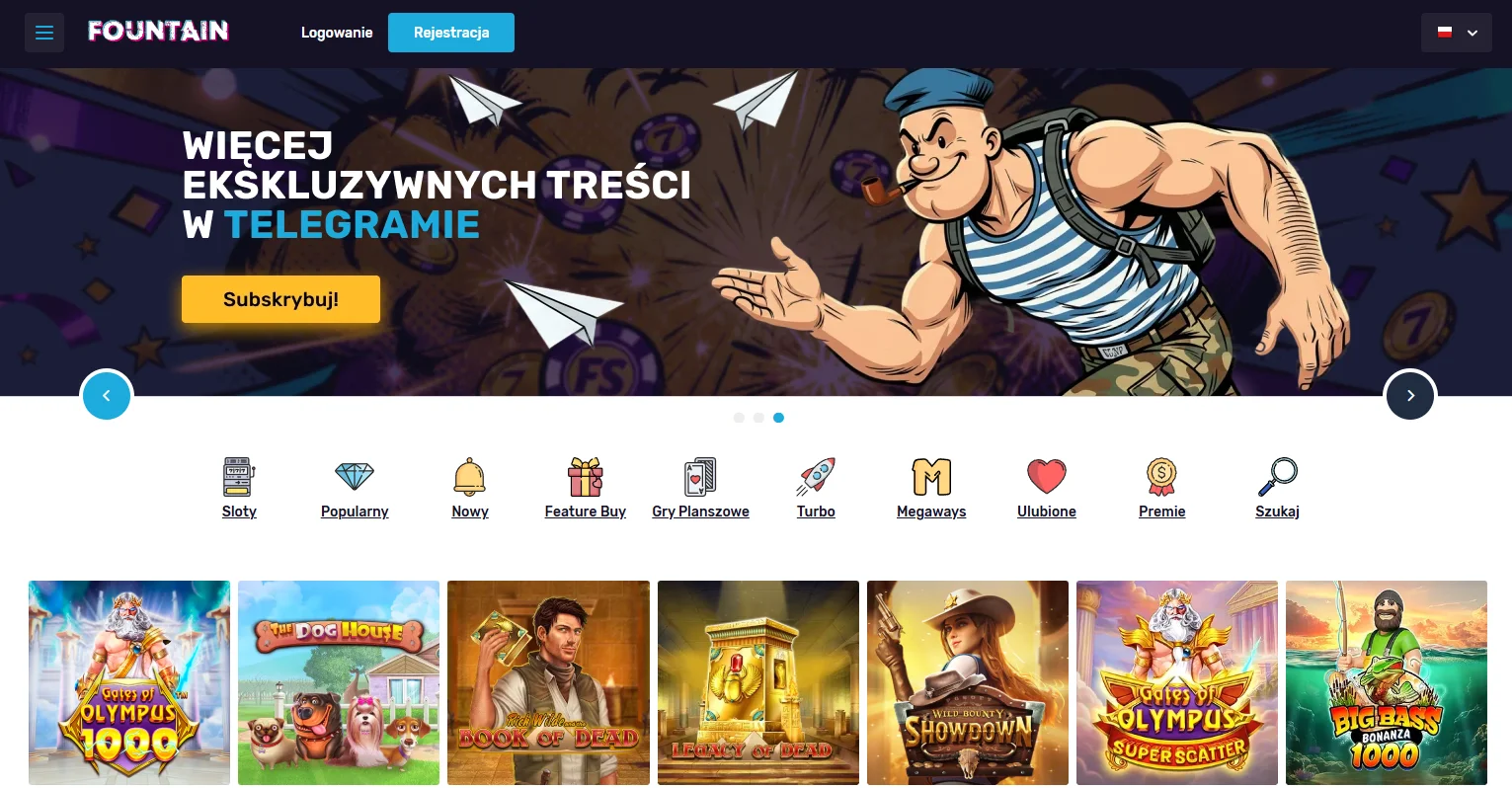 Podsumowanie recenzji Fountain Casino — Fontan Casino dla graczy z Polski Podsumowanie recenzji Fountain Casino — Fontan Casino