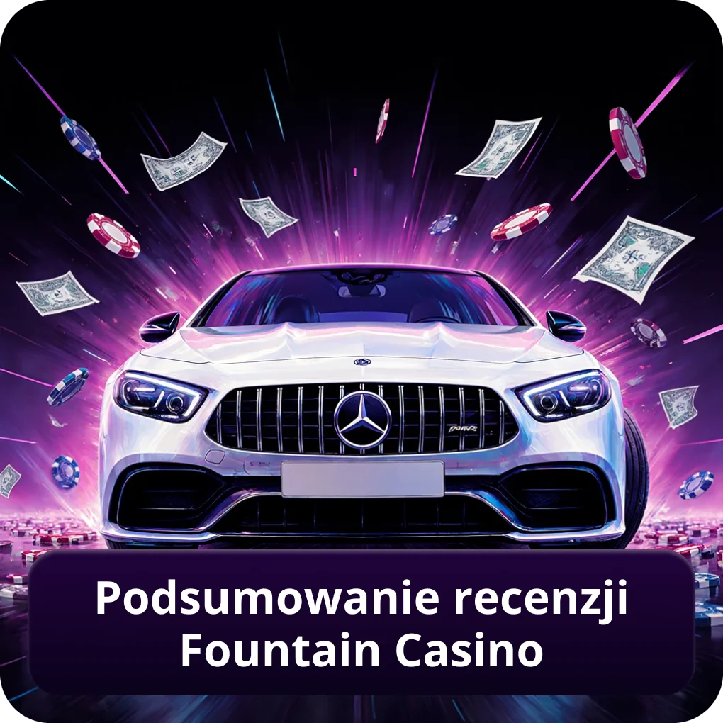 Podsumowanie recenzji Fountain Casino z końcową oceną Podsumowanie recenzji Fountain Casino
